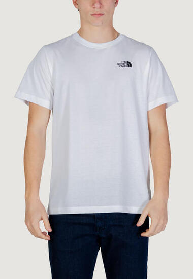 t-shirt crop top M HALF DOME PHOTO REGULAR SHORT SLEEVE T HOMME blanc