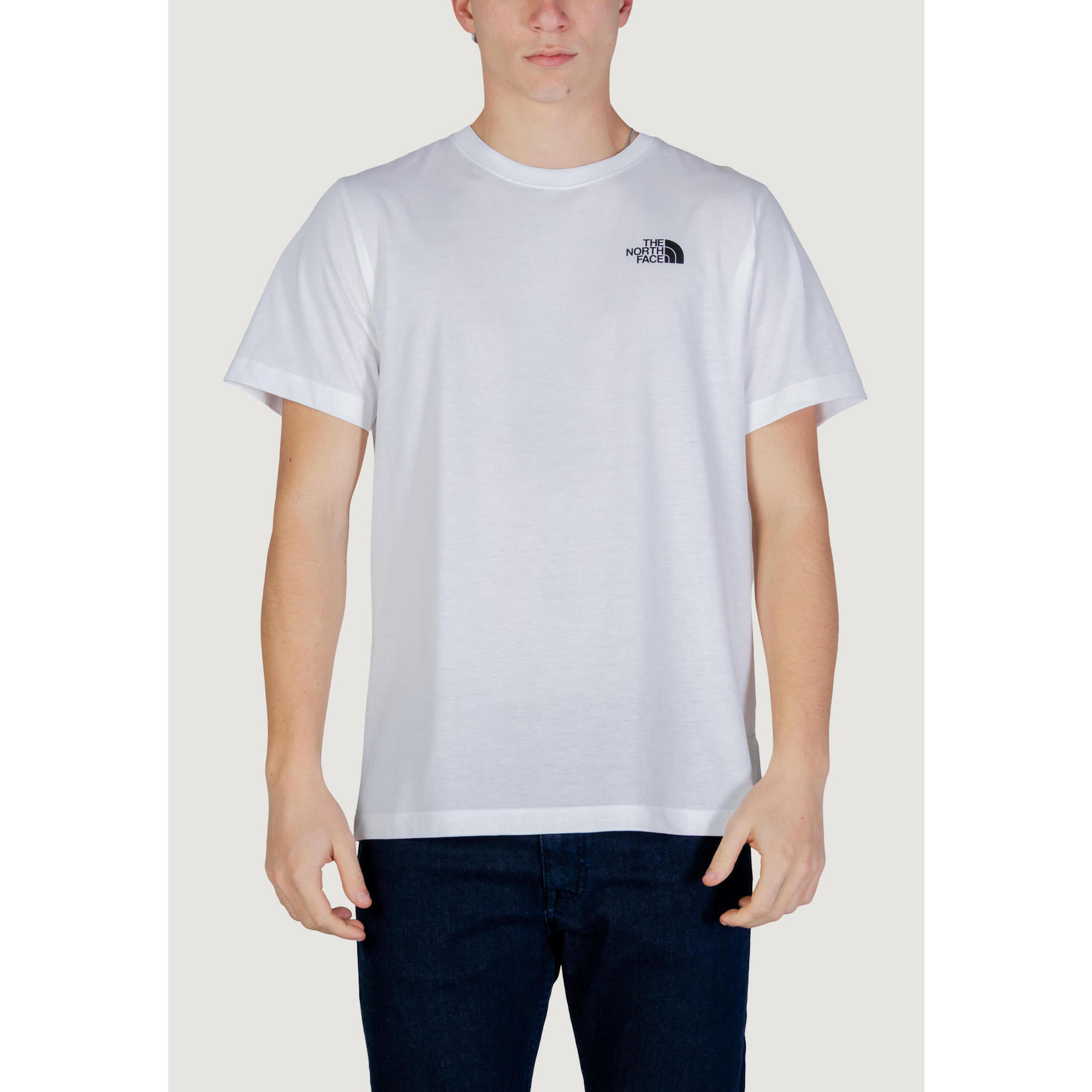 The North Face - T-shirt Crop Top M Half Dome Photo Regular Short Sleeve T Homme Blanc - T-shirt Crop Top - Blanc - Decathlon