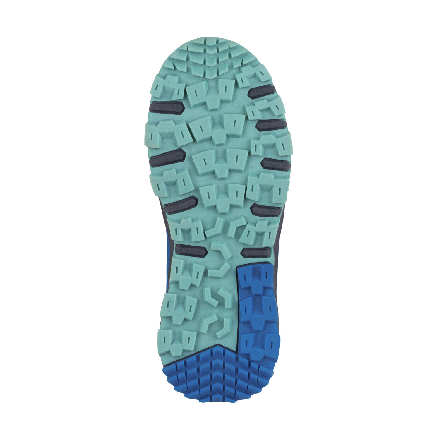 Chaussures de randonnée enfant Tronfjell basses bleu cobalt/turquoise/bleu foncé 4/4