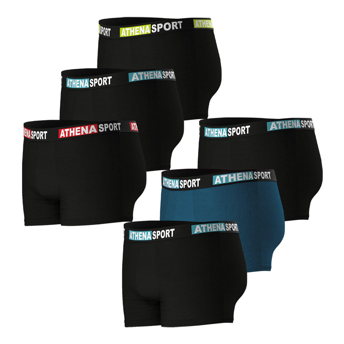 Lot de 6 boxers homme Daily Sport 2/7