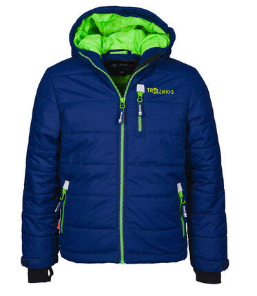 Veste d'hiver enfant Hemsedal hydrofuge, coupe-vent Vert Foncé