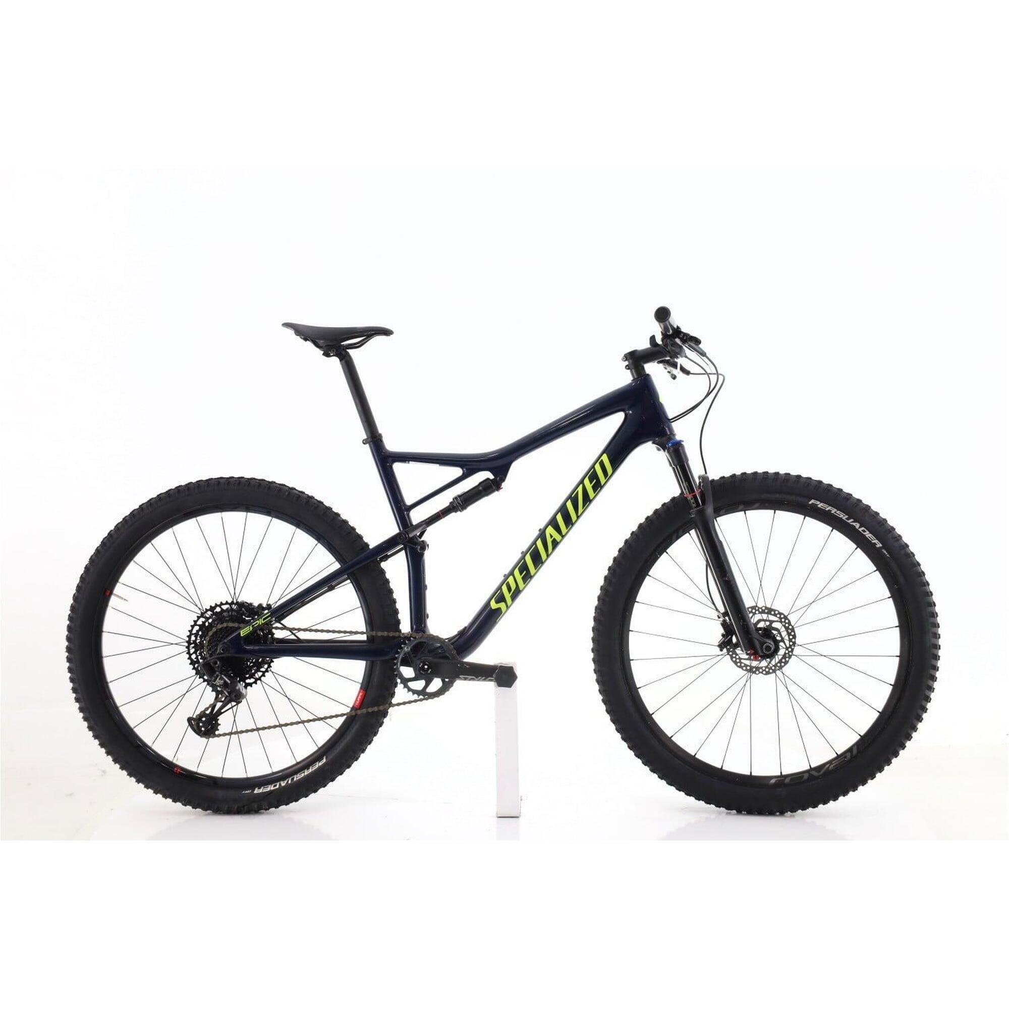 Specialized - Vtt Reconditionné · Epic · Très Bon État - Vélo Tout Terrain - Bleu - Xl - 185-195cm - Decathlon