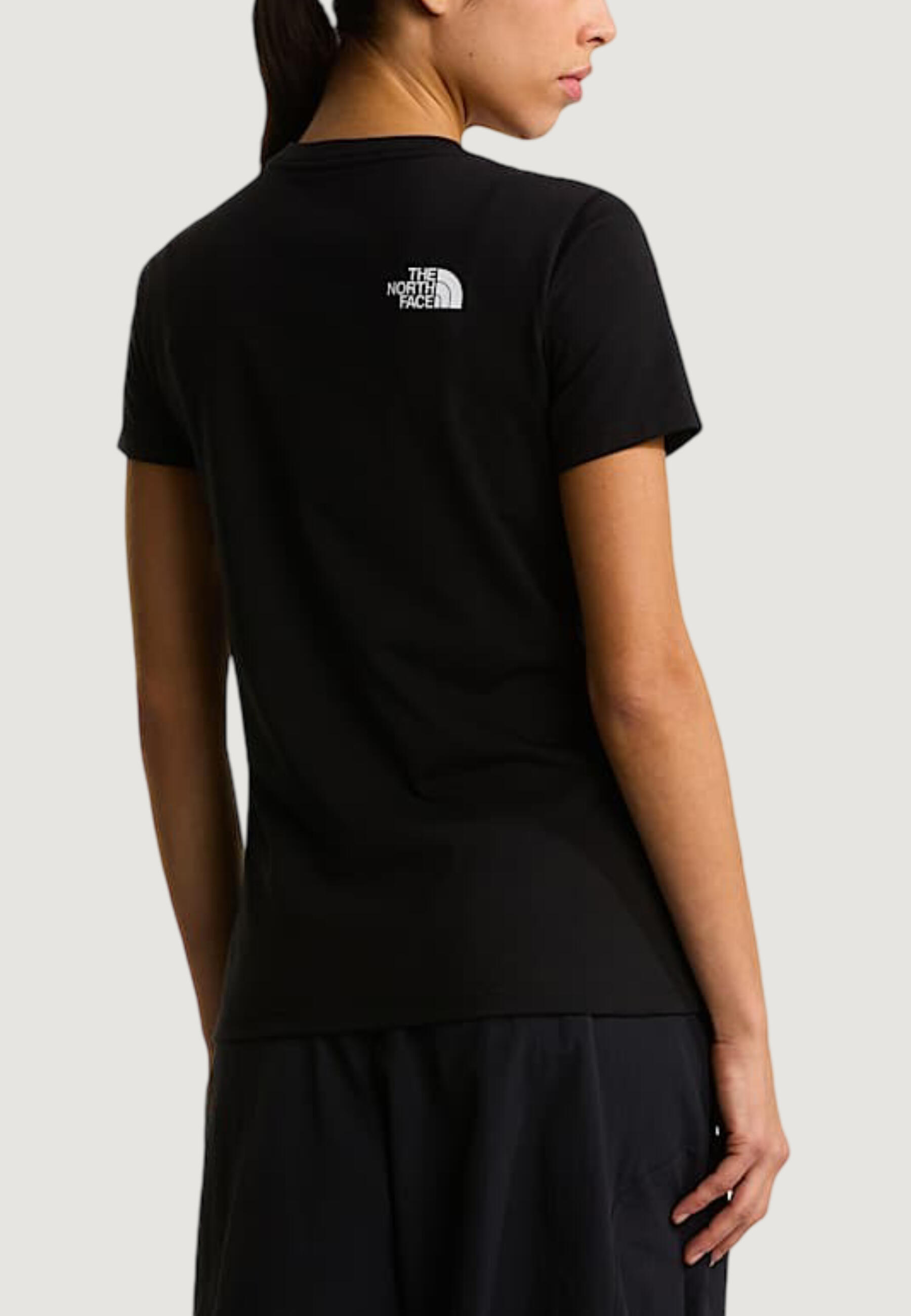 T-shirt maniche corte Donna W EVOLUTION HALF DOME SLIM SHORT SLEEVE Nero 3/5