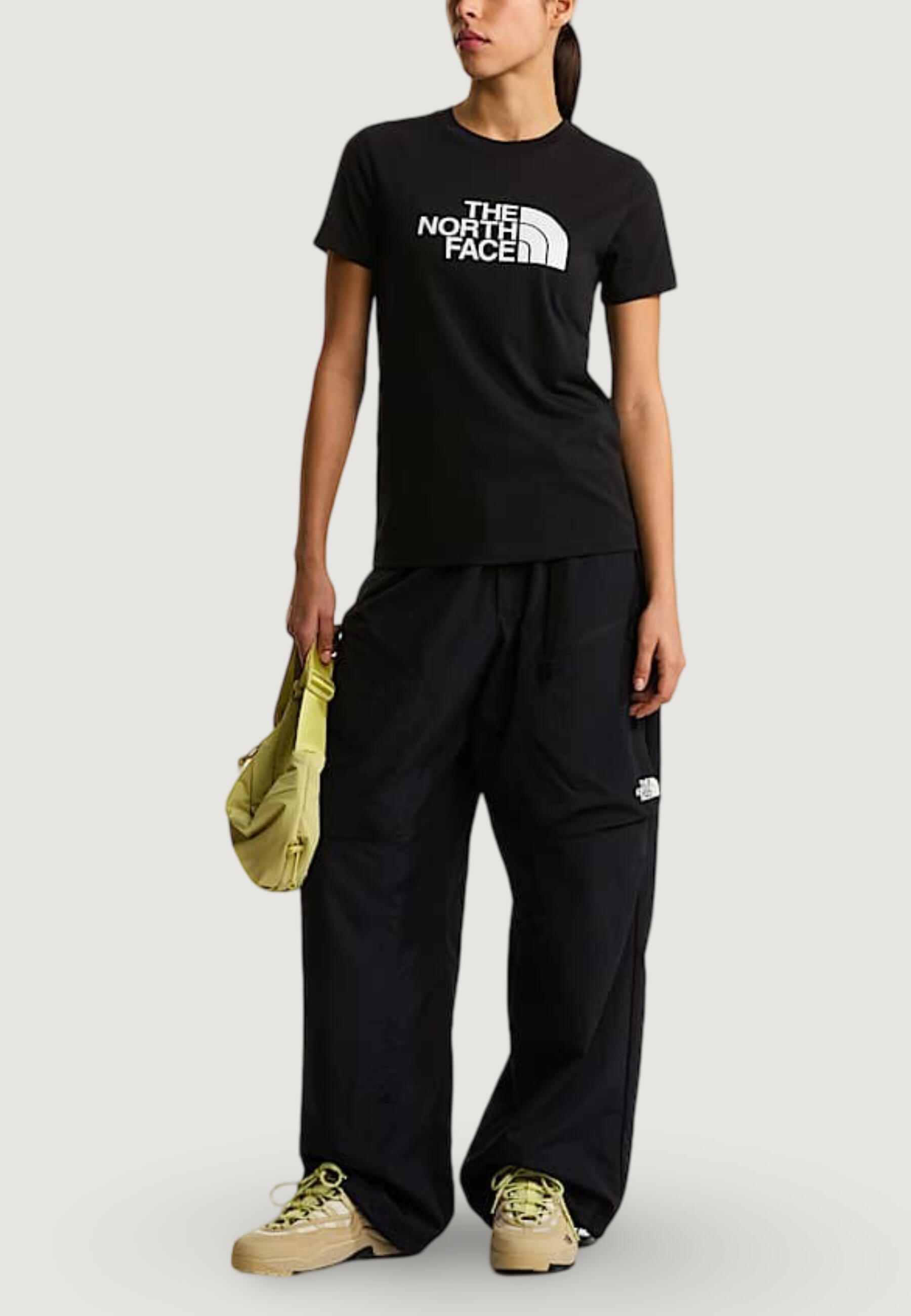 T-shirt maniche corte Donna W EVOLUTION HALF DOME SLIM SHORT SLEEVE Nero 2/5