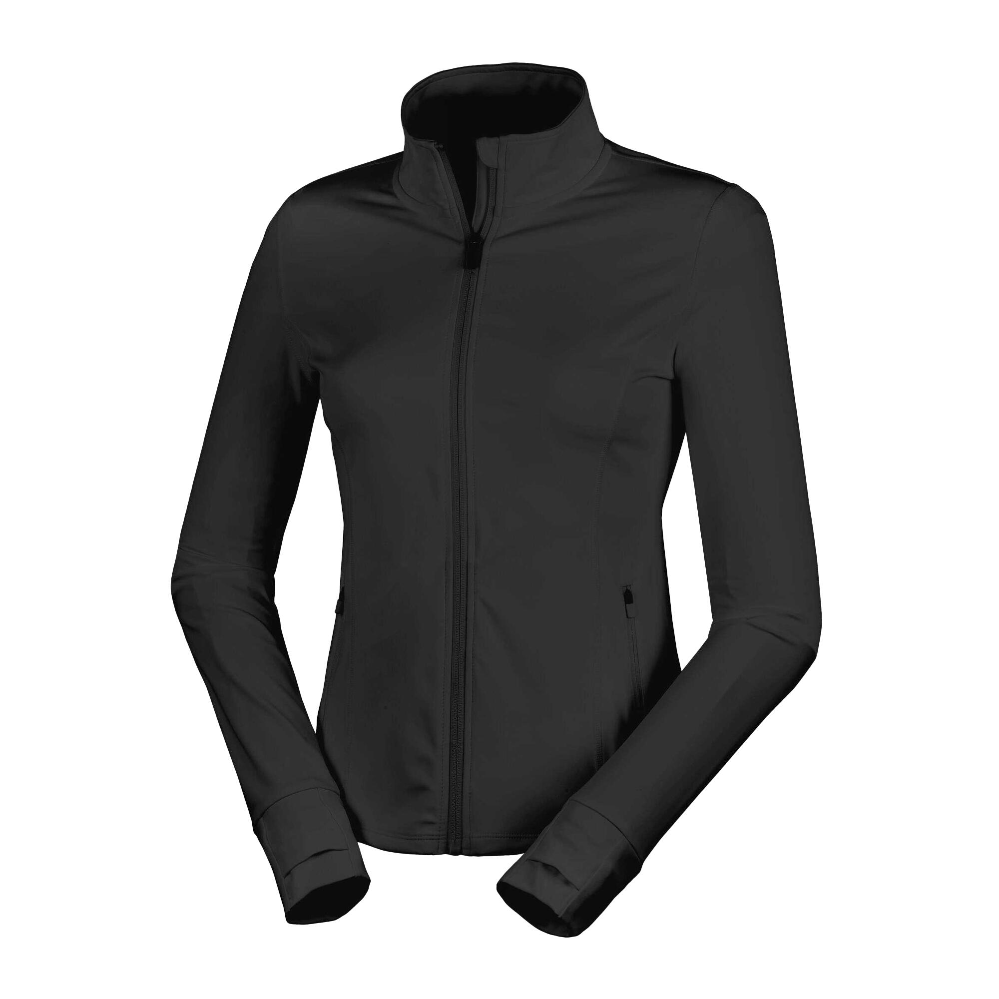Giacca Fitness Donna Spiro Nero 2/2