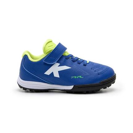 Kelme Botas De Fútbol Kids Final Elastic Turf Azul Unisex Kids