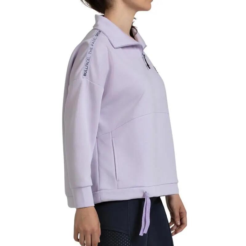 Sudadera Bullpadel Alasia Lila Pastel 2/7