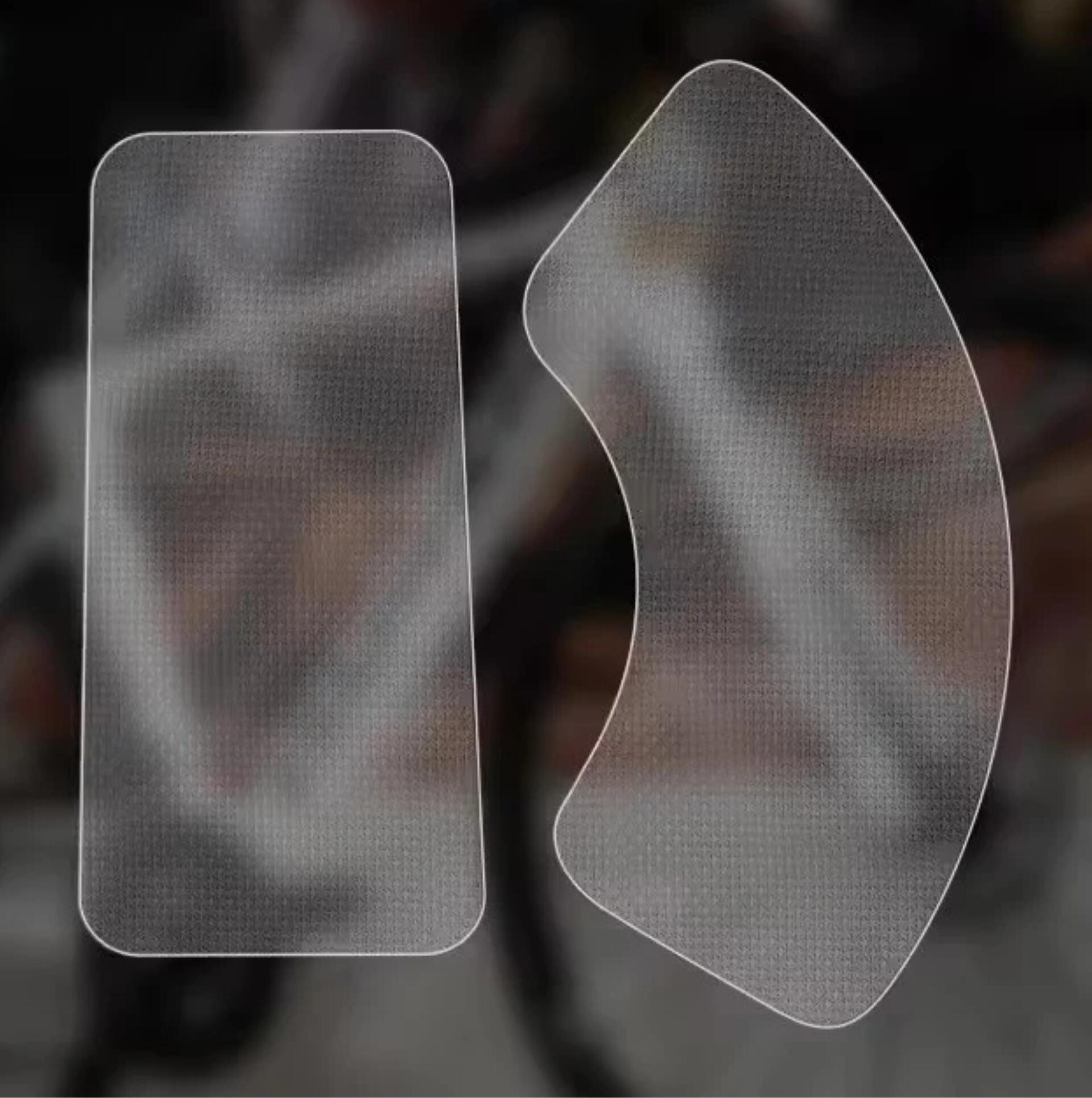 Autocolantes proteção 2 unid caixa pedaleira e ponta pedivela relevo 3D 2/2