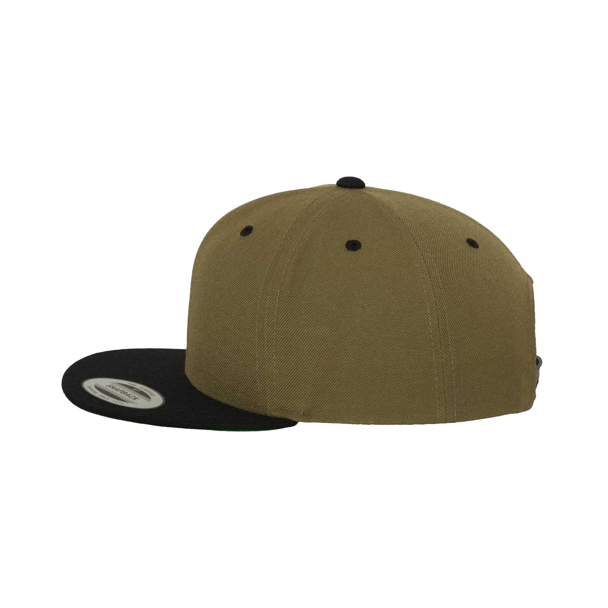 "Classic" Kappe Damen und Herren Oliv/Schwarz 3/4