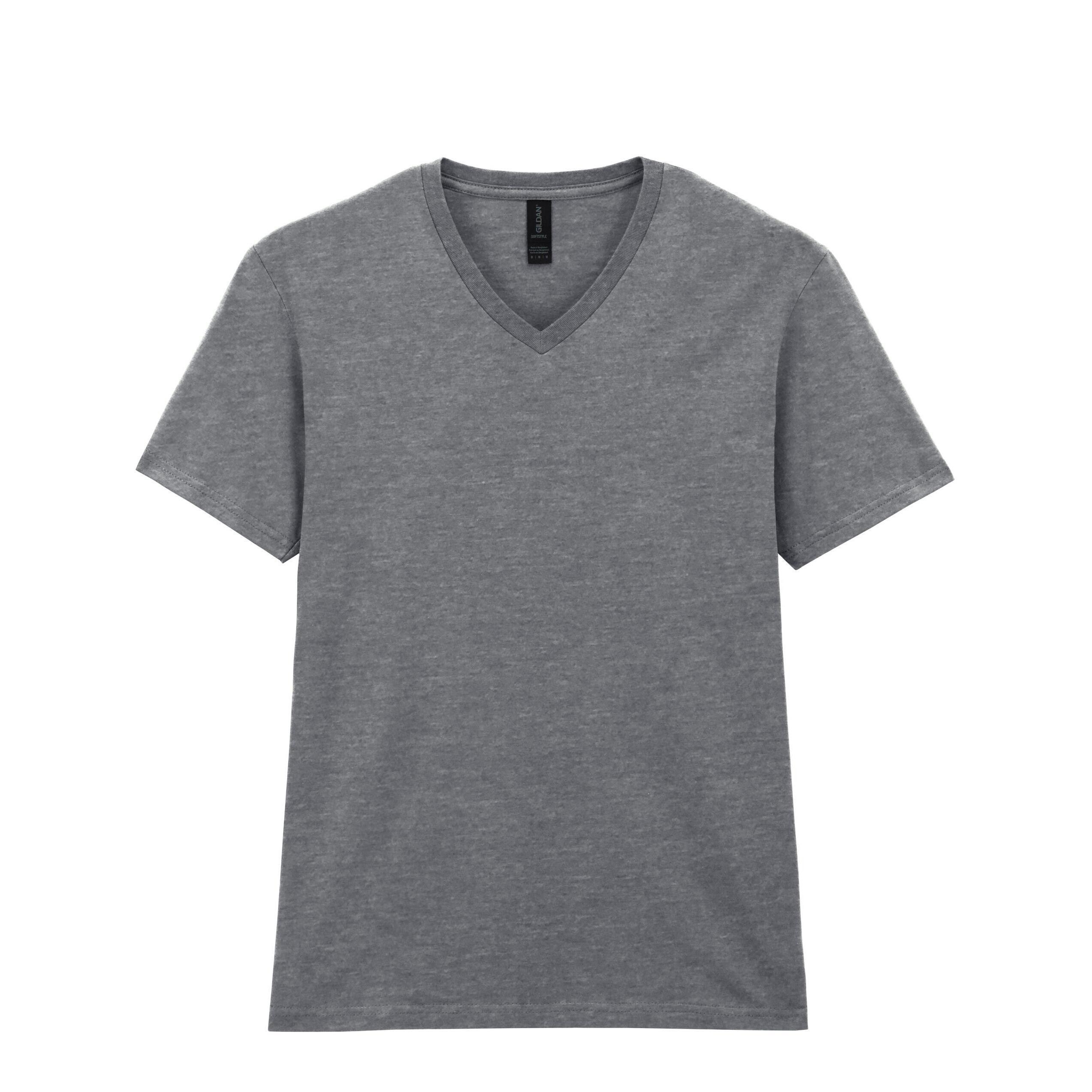 Soft Style TShirt, VAusschnitt, Kurzarm Herren Sportgrau 2/3
