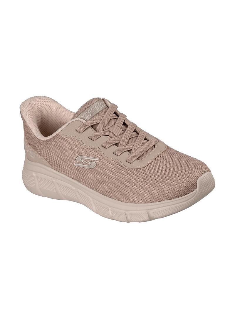 Zapatillas para Mujer Skechers Bobs sport Beige 2/7