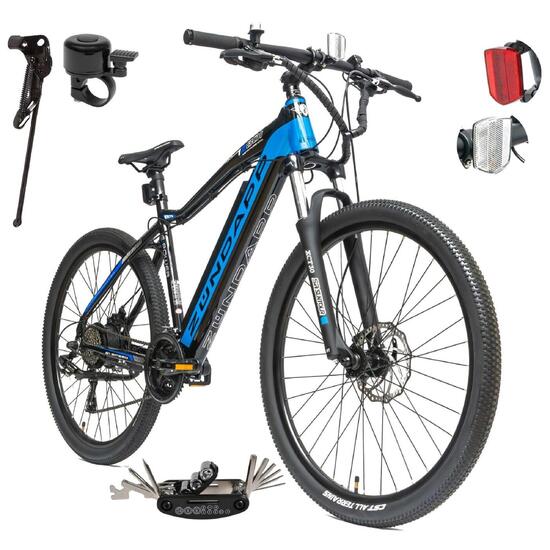 Rower Elektryczny Męski Damski Górski 27,5 MTB Amortyzacja Aluminium Tarcze