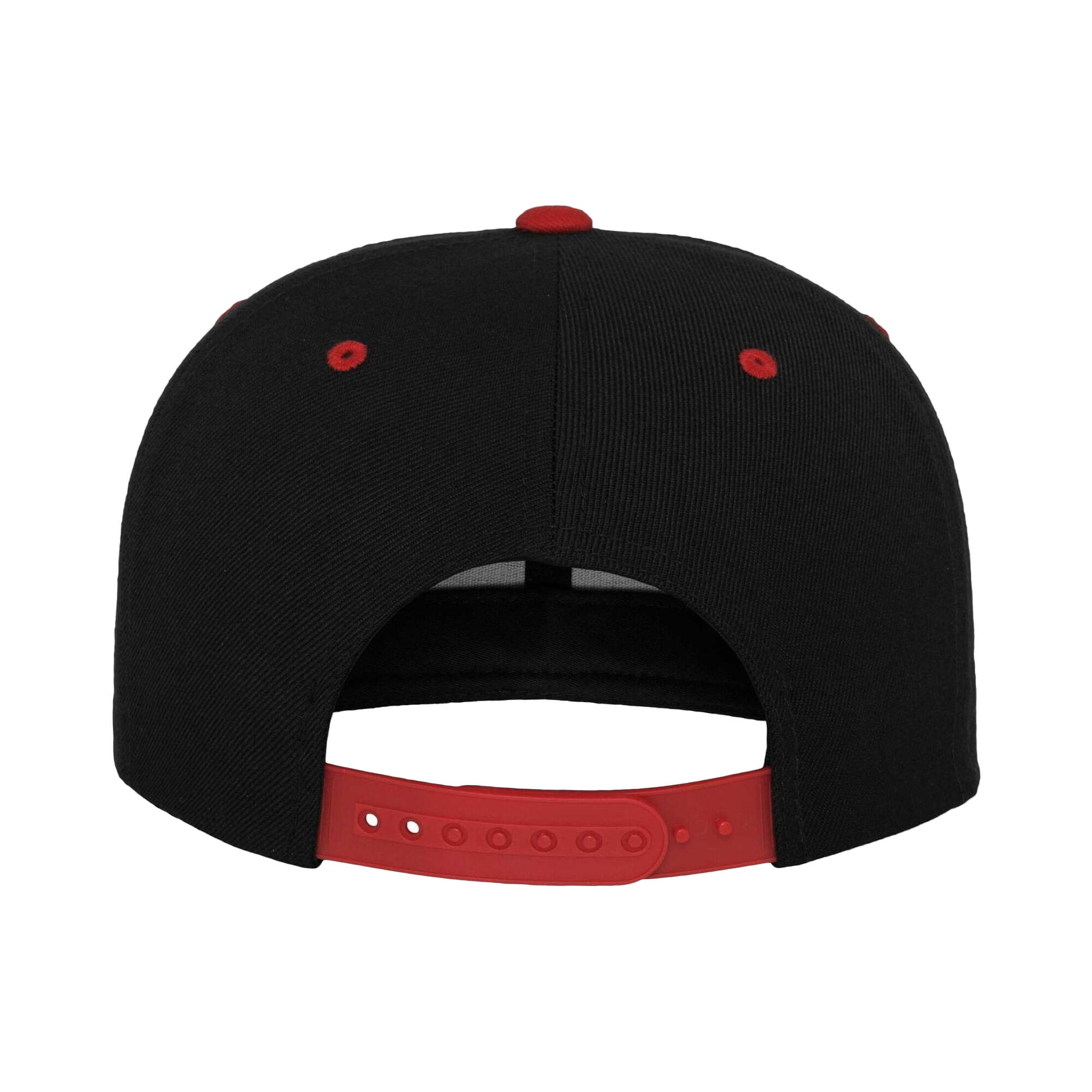 Cap Due Toni Flexfit Classic Nero Rosso 2/4