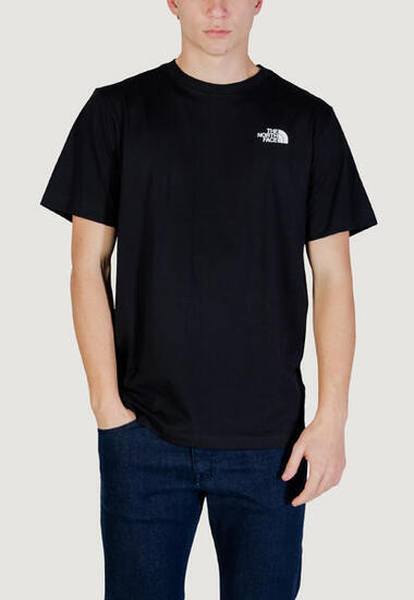 t-shirt crop top M MOUNTAIN SKETCH REGULAR SHORT SLEEVE HOMME noir