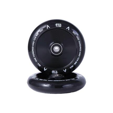 Roues Trottinette Freestyle - FullCore (x2 /Paire) - 110 mm - Noir