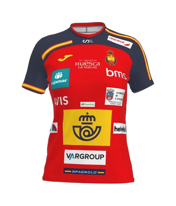 Camiseta Joma España Balonmano Femenino Roja 2026 3/4
