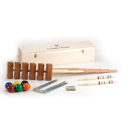 Croquet LUCIO LONDERO Professional für 6 Spieler - Holzbox