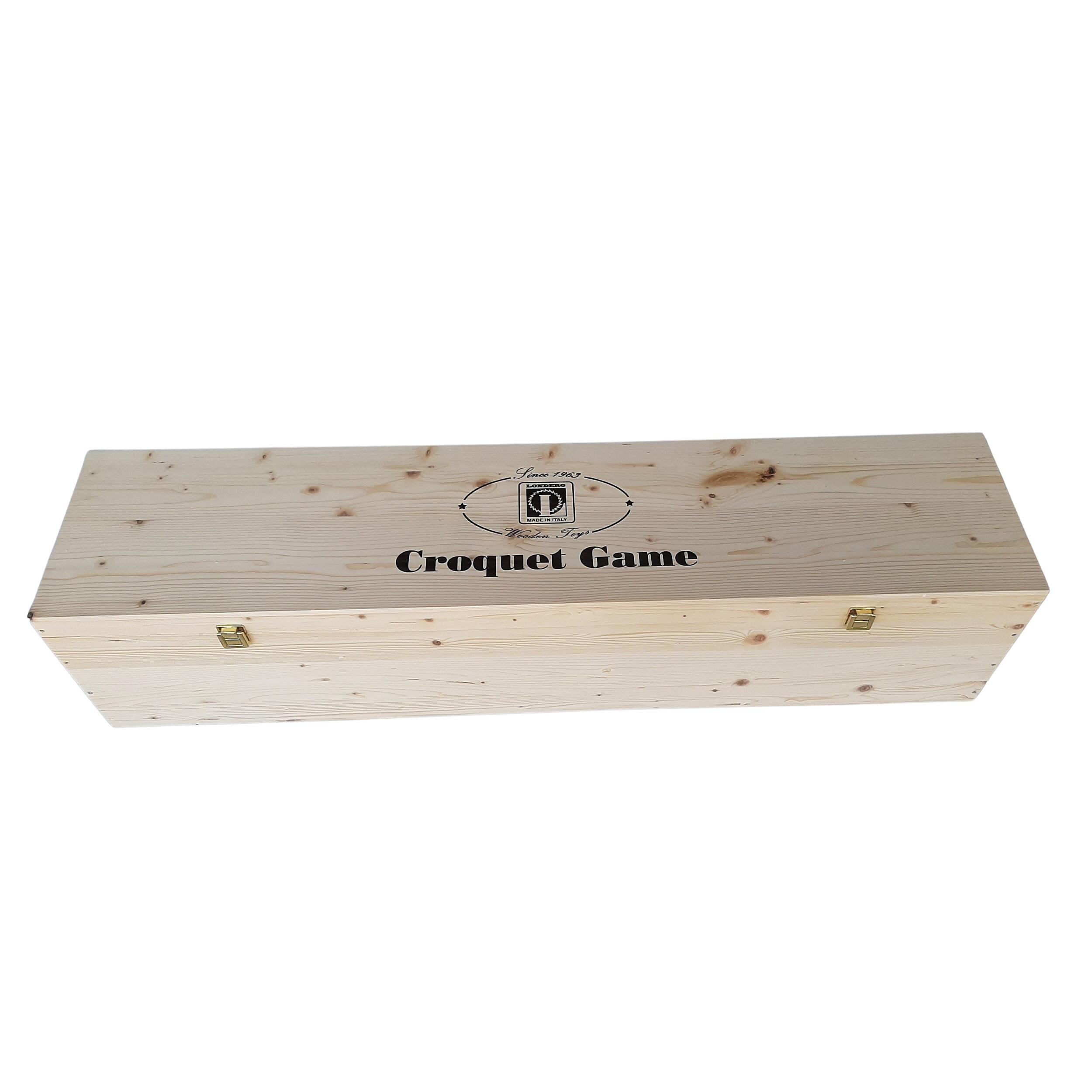 Croquet LUCIO LONDERO Professional für 6 Spieler - Holzbox 3/3