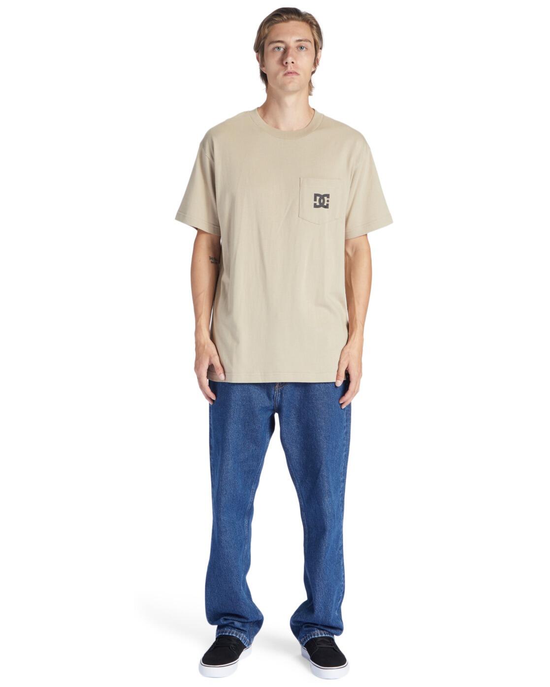 T-Shirt DC STAR Beige Herren 3/4
