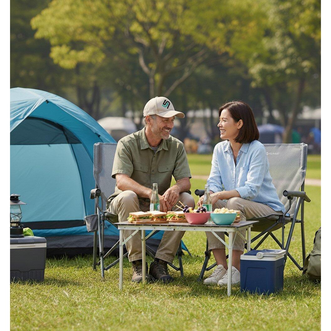 Cadeira de camping Outwell Ripple — tecido Duraflexi, cor Cinza 4/6