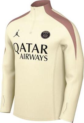 Nike psg dri-fit drill top heren s pale ivory rust pink black