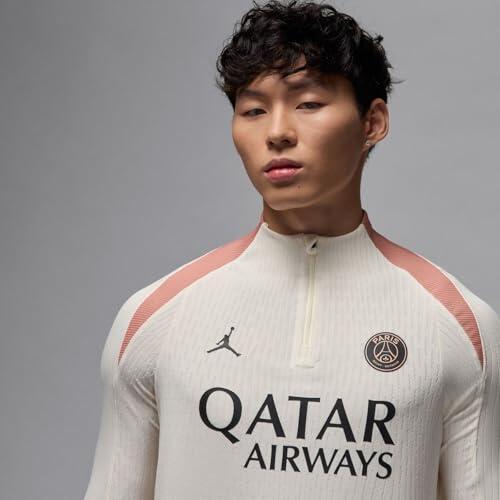 Nike PSG Dri-FIT Drill Top Uomo S Pale Ivory Rust Pink Black 4/6