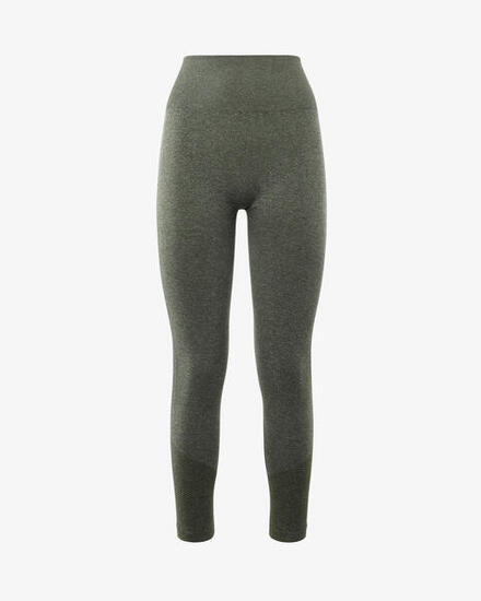 Leggings de fitness synthétiques vert militaire pour femmes