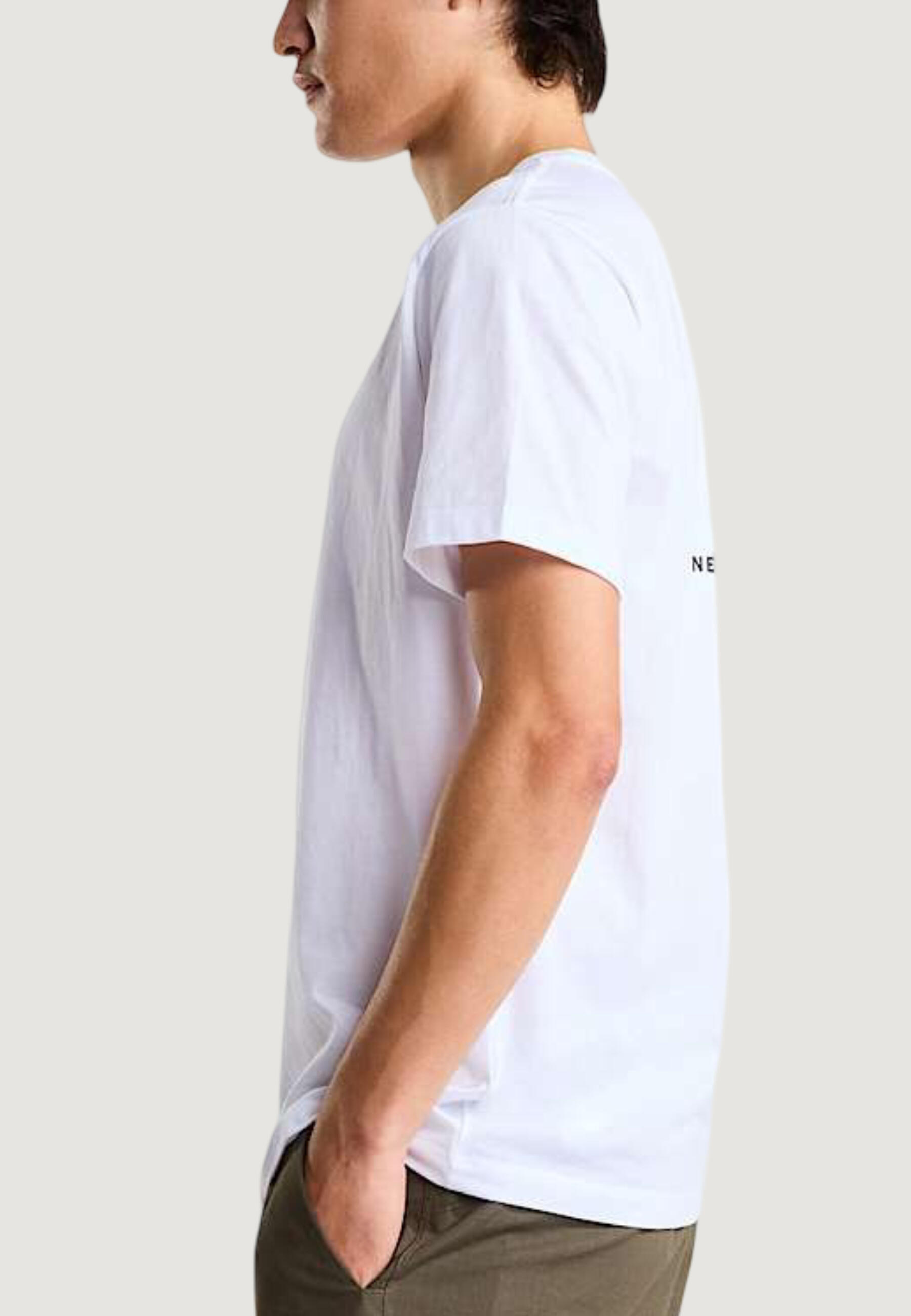 T-shirt maniche corte Uomo M EVOLUTION BOX NSE REGULAR SHORT SLEEVE Bianco 3/7