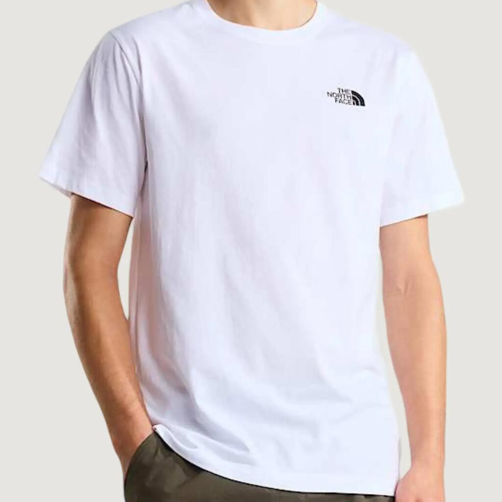 MEN'S crop top t-shirt M EVOLUTION BOX NSE REGULAR SHORT SLEEVE WHITE