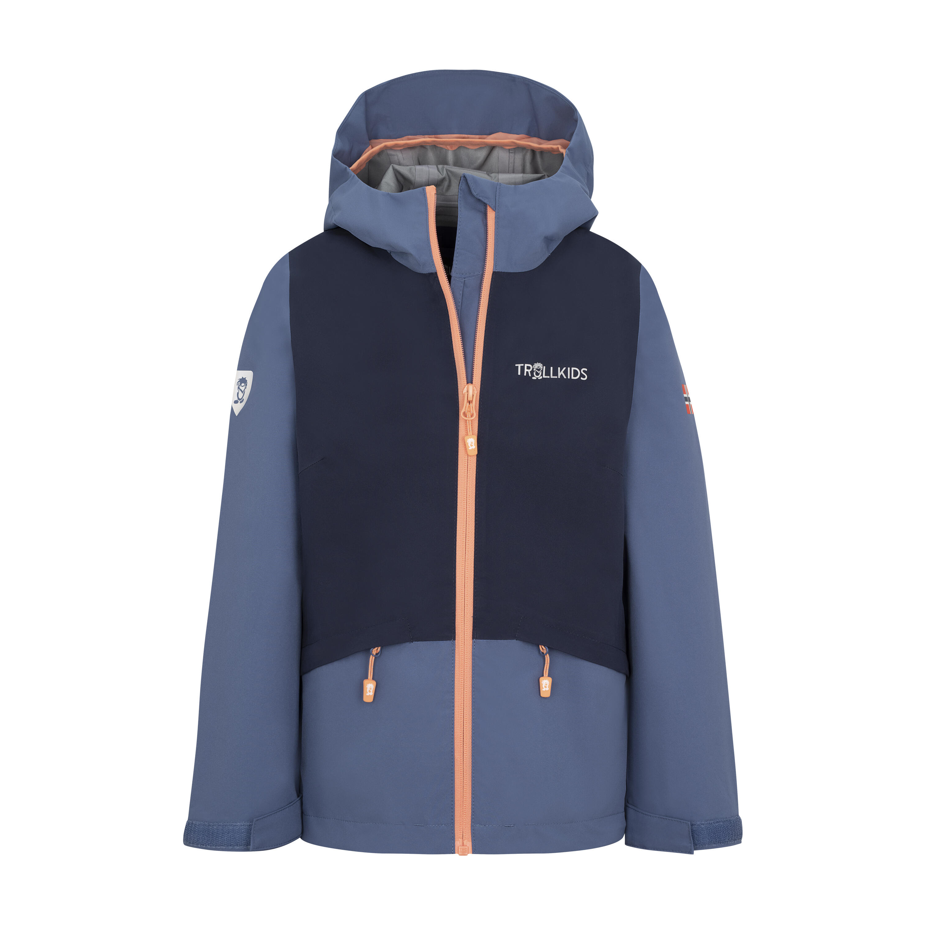 Veste Gjende enfants bleu lotus/bleu marine 1/2