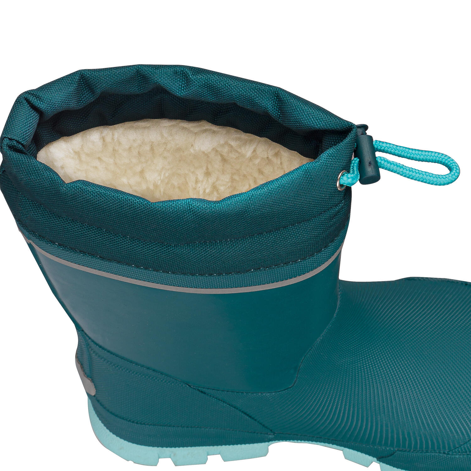 Enfants Hiver-Bottes en caoutchouc ISFJORD bleu sarcelle 4/5