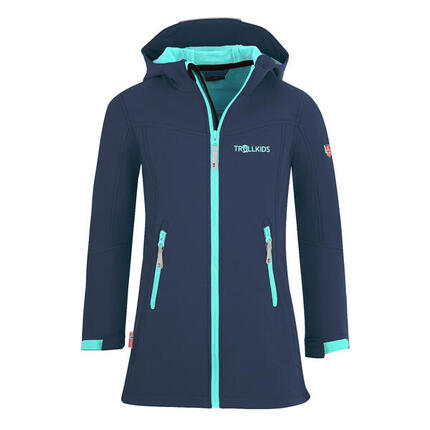 Kinder Mantel Parka Lillesand Wasserabweisend Marineblau / Magenta