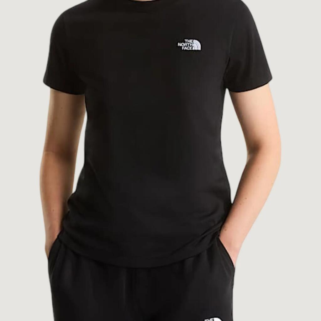 WOMEN'S crop top t-shirt W EVOLUTION SIMPLE DOME SLM SHORT SLEEVE BLACK