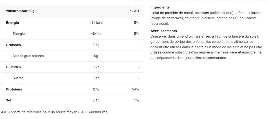 Applied Nutrition Beef-XP (1800g) Millions Blackcurrant - Proteínas 2/3