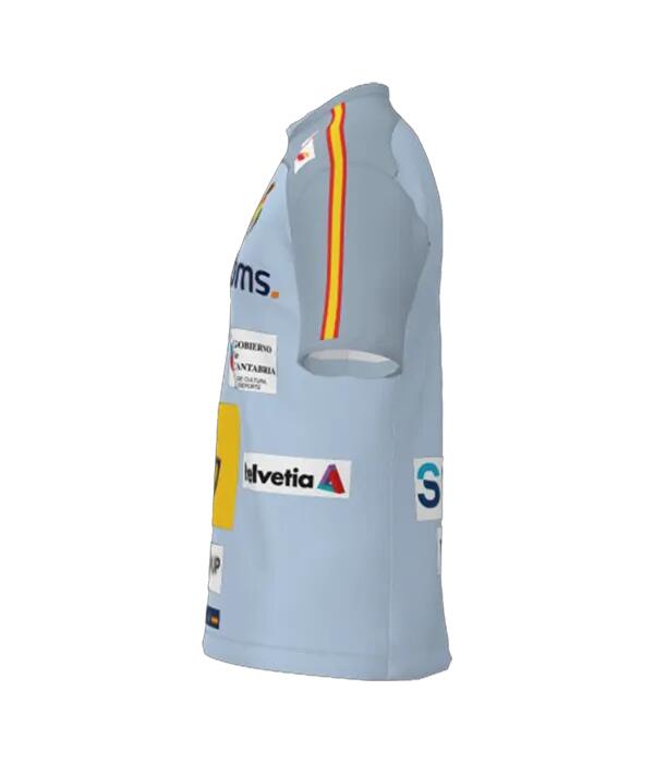 Camiseta Joma España Balonmano Masculino Gris 2026 3/4