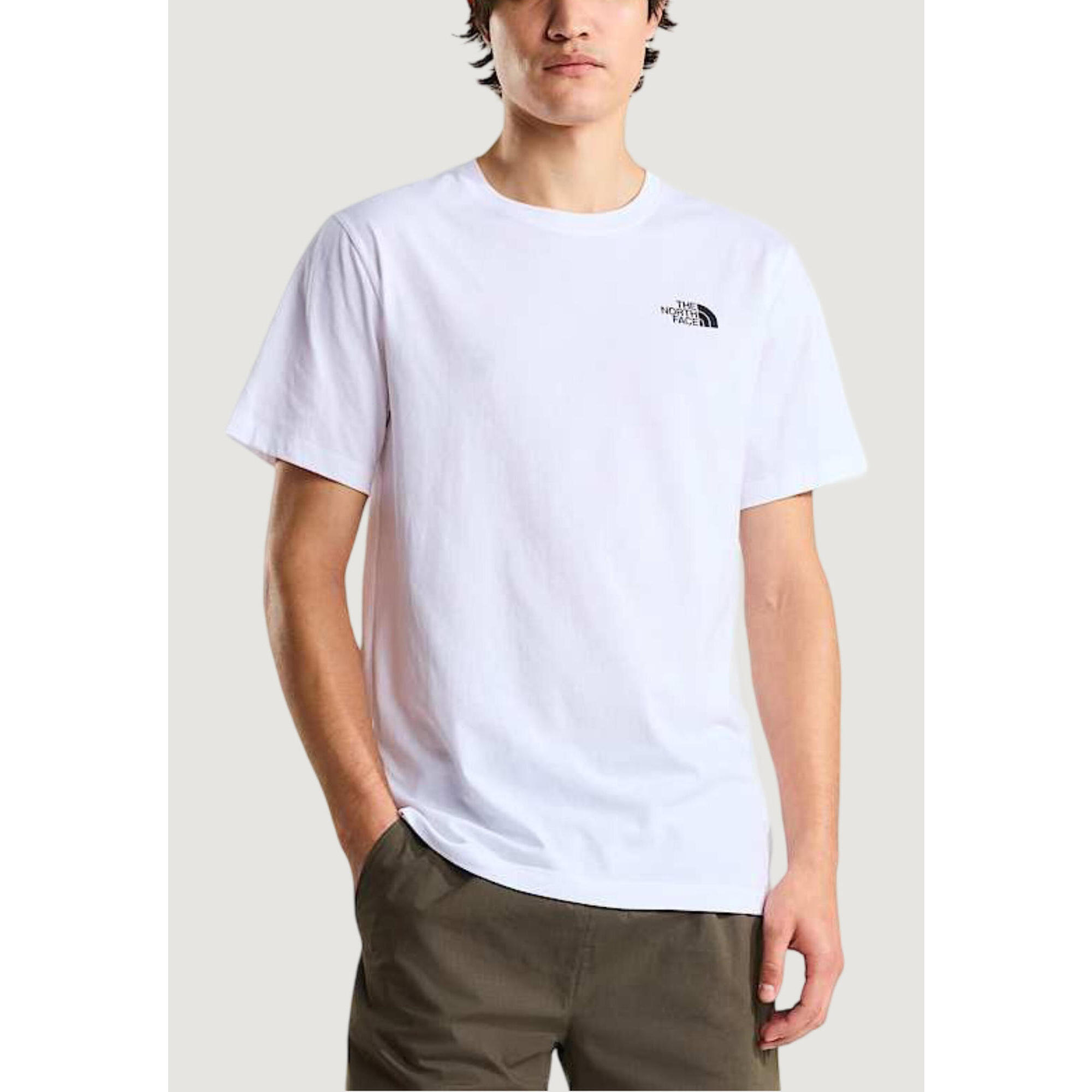 The North Face - T-shirt Crop Top M Evolution Box Nse Regular Short Sleeve Homme Blanc - T-shirt Crop Top - Blanc - Decathlon