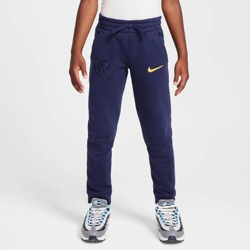 Pantalon Nike Inter Milan jeunesse Fleece 3e Noir/Bleu/Or S 2/6