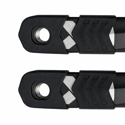 Universal mtb kurbel schutz set 4 teilig schwarz