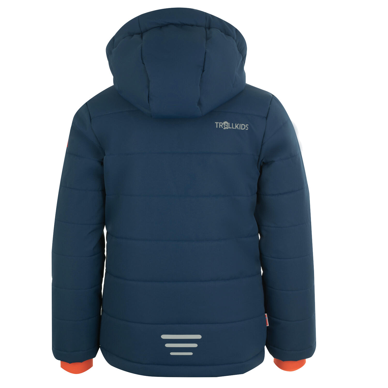 Veste d'hiver enfant Hemsedal XT hydrofuge, coupe-vent Bleu Mystique/Orange 2/3