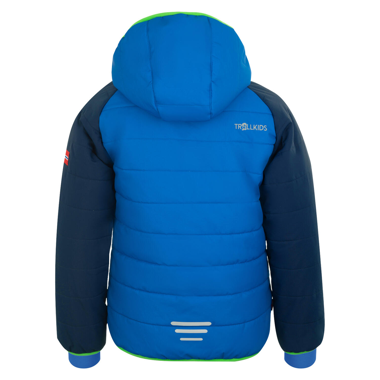 Veste de ski Hafjell PRO enfant Bleu marine/Vert légère imperméable 2/3
