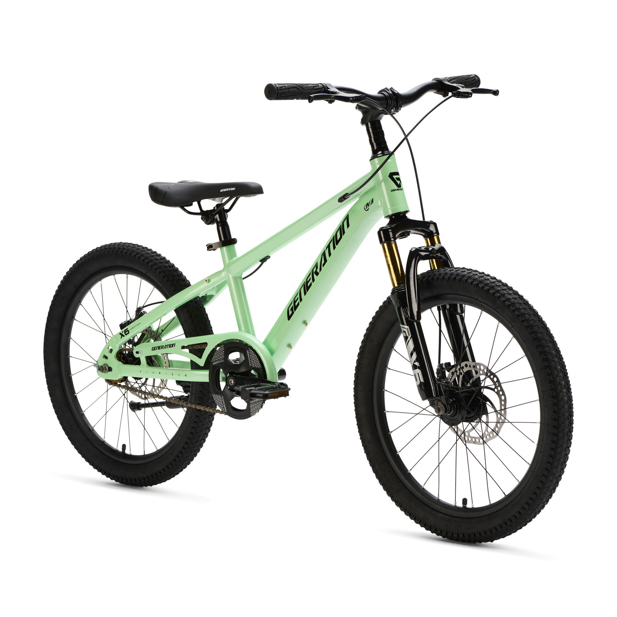 Generation X6 20 pulgadas Verde menta – Bicicleta infantil – Mountain bike 2/5