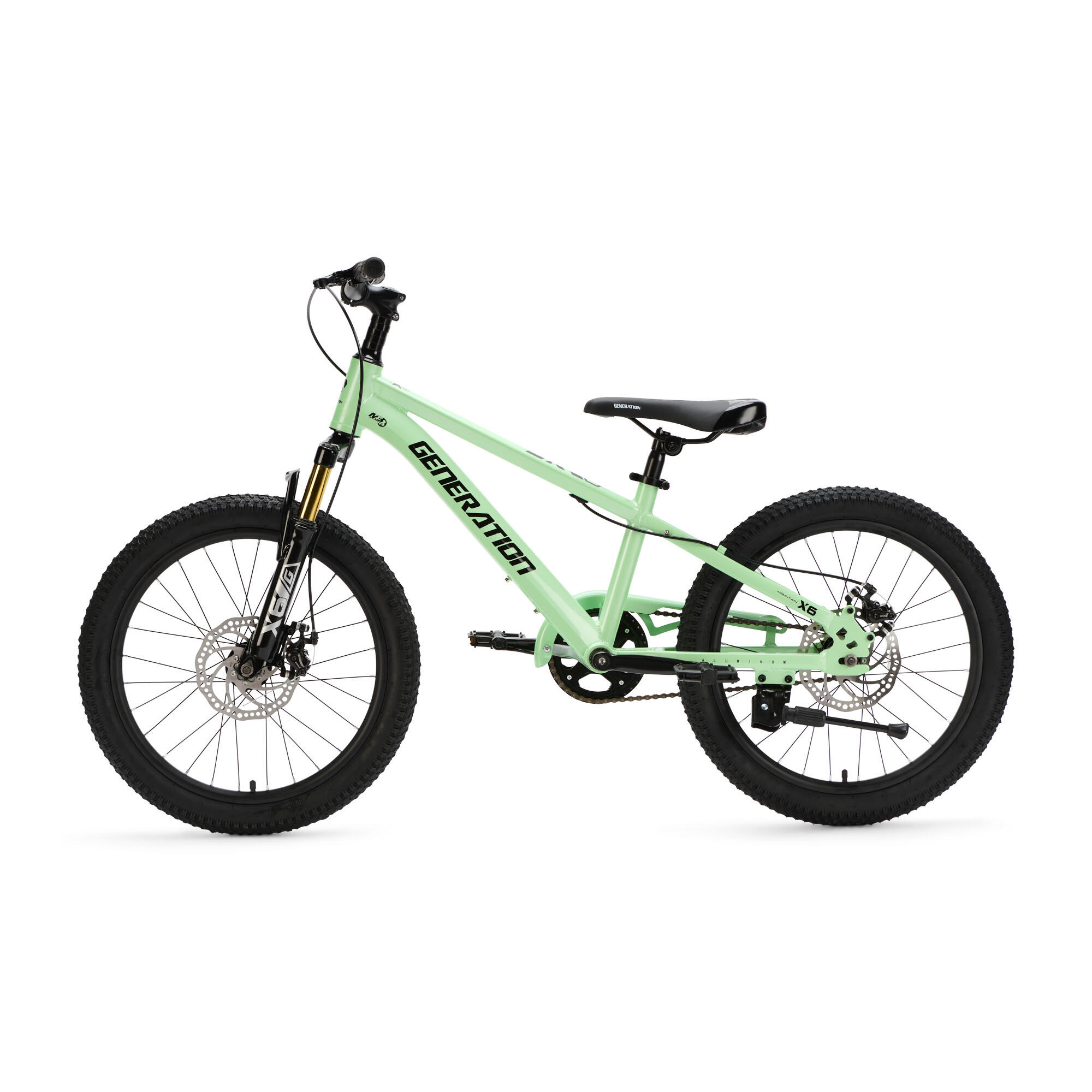 Generation X6 20 pulgadas Verde menta – Bicicleta infantil – Mountain bike 4/5