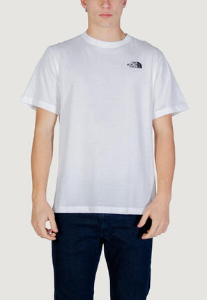 t-shirt crop top M MOUNTAIN SKETCH REGULAR SHORT SLEEVE HOMME blanc