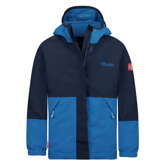 Veste 3en1 pour enfants KJERAK bleu marine/bleu moyen