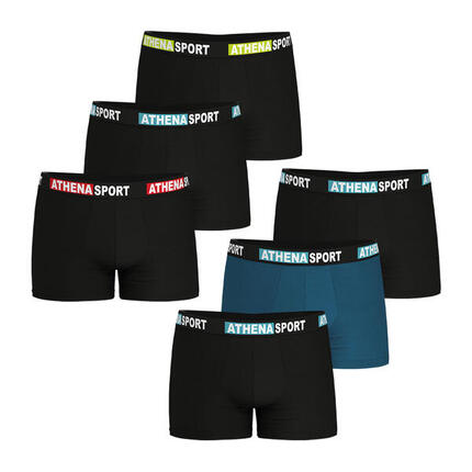 Lot de 6 boxers homme Daily Sport
