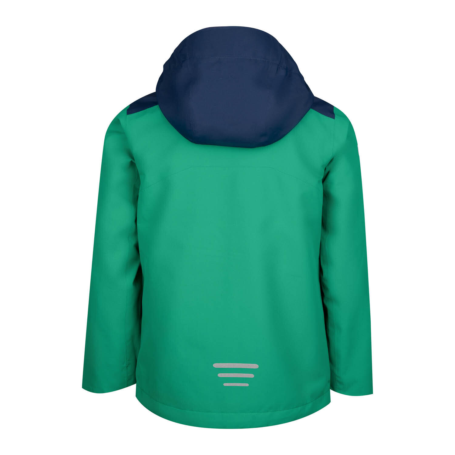 Veste de pluie enfant Bergen vert poivre/bleu marine 2/3