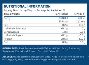 Applied Nutrition Beef-XP (1800g) Millions Pineapple - Proteínas 3/3