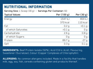 Applied Nutrition Beef-XP (1800g) Citrus Twist - Eiwitten - Rund-eiwit 3/3