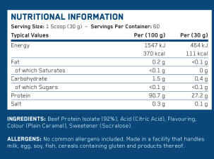 Protéine de bœuf - Beef-XP Clear Beef Protein - Millions de Cola 3/3