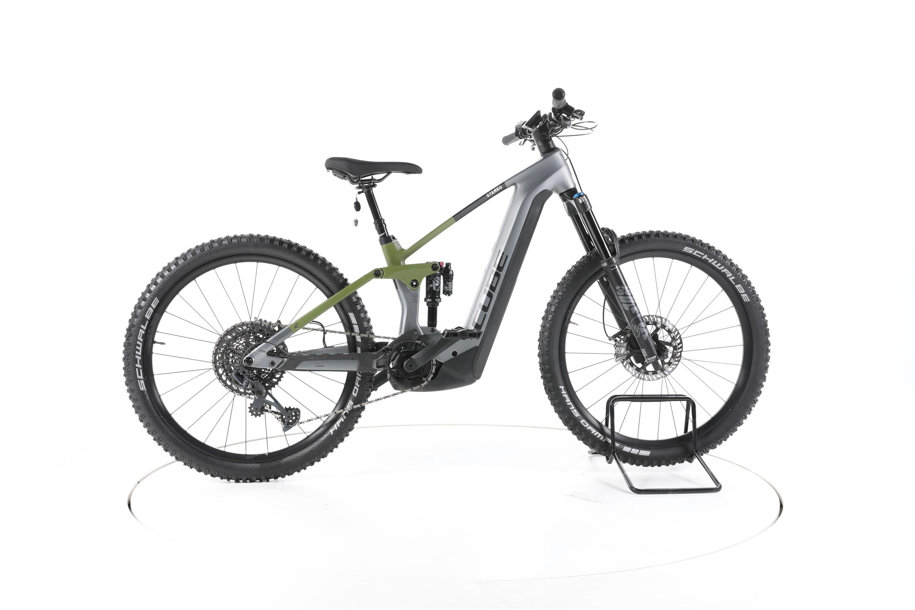 CUBE Reconditionné - Cube Stereo Hybrid 140 HPC TM Vélo électrique VTT Carbon  - Bon